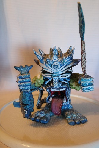 Angry tiki monster water - monster,